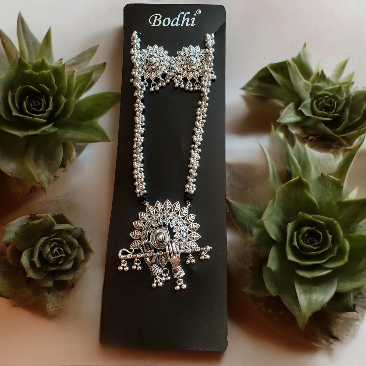 Oxidised Necklace Set For Beautiful Women - Available at AfnoBazar Nepal
