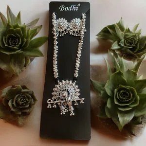 Oxidised Necklace Set For Beautiful Women - Available at AfnoBazar Nepal