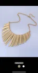Metal Tassel Charm Necklace - Available at AfnoBazar Nepal