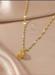 1pc Fashion Copper Hollow Out Ball Pendant Necklace For Women For Daily Decoration - Available at AfnoBazar Nepal