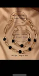 1pc Drip Oil Hollow Out Planet Pendant Necklace And 1pc Planet Pendant Chain Bracelet Set, European And American Style Fashionable Women's Necklace And Bracelet Set - Available at AfnoBazar Nepal