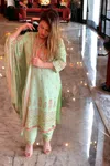 3 Piece Straight Suit Designed Kurta - Available at AfnoBazar Nepal