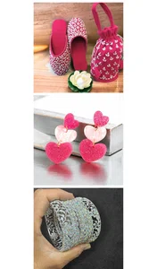 Sparkling Heart Earrings & Silver Bangle Set With Matching Chatti And Thaili - Available at AfnoBazar Nepal