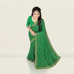 Cas-Green Special Chiffon Saree - Available at AfnoBazar Nepal