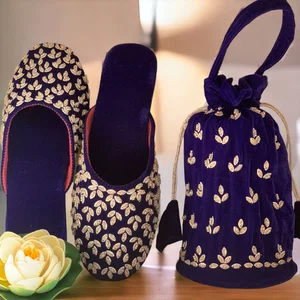 Hand Made Pure Velvet Chatti And Thaili - Available at AfnoBazar Nepal