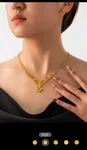 3pcs Set 24K Gold Dubai Style Fashion Women Jewelry Necklace, Saudi Arabia Accessories - Available at AfnoBazar Nepal