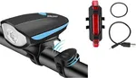 Bicycle Headlight and Horn with LED Backlight image 1