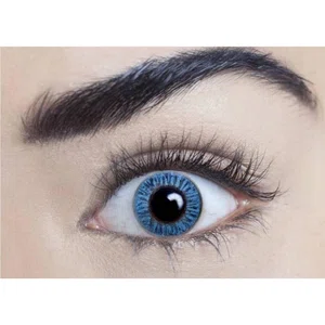 Sapphire Blue Colored Contact Lens Without Power