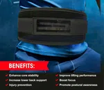4 inch Nylon Weight Lifting Belt image 2