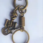 Skull Keychain for Motorcycle and Bicycle image 2