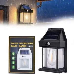 Solar Rechargeable Interaction Wall Lamp