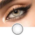 Green Colored Contact Lens Without Power image 2