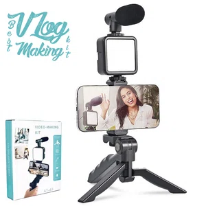 AY-49 Vlogging Kit Tripod Mount Stand