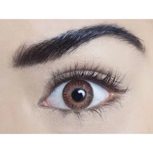 Light Brown Colored Contact Lens Without Power
