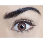 Light Brown Colored Contact Lens Without Power image 1