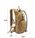 Tactical Hydration Backpack with 3L Water Bladder image 2