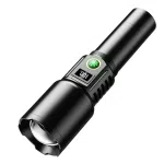 P90 Telescopic Waterproof Flashlight with Battery Display image 4