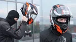 Men Velvet Fleece Balaclava Winter Face Mask image 1
