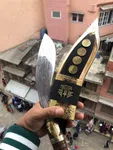 Gorkhali Khukuri with Wooden Handle 9 inch - Available at AfnoBazar Nepal