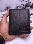 Men Square Medium Leather Wallet image 3