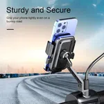 Shock Absorbing Alloy Motorcycle Phone Mount image 2