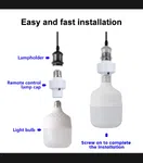 Smart LED Remote Control Bulb Holder E27 - Available at AfnoBazar Nepal