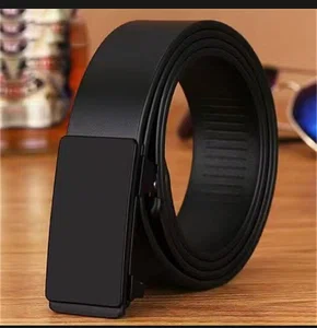 Autolock PU Leather Belt with Steel Buckle - Available at AfnoBazar Nepal