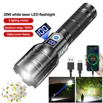 P90 Telescopic Waterproof Flashlight with Battery Display - Available at AfnoBazar Nepal