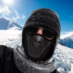 Balaclava Full Face Mask with Rubber Filter - Available at AfnoBazar Nepal