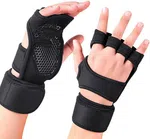 Ventilated Workout Gloves with Silicone Palm - Available at AfnoBazar Nepal