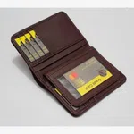 Men Wallet with Bluebook and License Compartment - Available at AfnoBazar Nepal