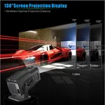 HY320 Android Portable Projector, up to 200 inch - Available at AfnoBazar Nepal