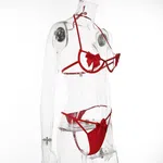 Women Red Elastic Nightwear Lingerie - Available at AfnoBazar Nepal