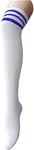 Women Three Stripe Over Knee High Socks - Available at AfnoBazar Nepal