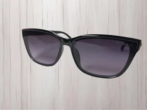 Lightweight Black Frame Unisex Shaded Sunglasses - Available at AfnoBazar Nepal