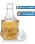 European Style Glass Liquor Decanter - Available at AfnoBazar Nepal