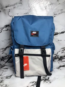 Unisex Casual Backpack with Laptop Compartment, Blue - Available at AfnoBazar Nepal