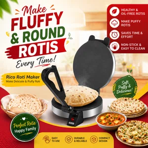Indian Roti Maker with Non-Stick Coating - Available at AfnoBazar Nepal