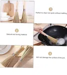 Natural Bamboo Wok and Pot Cleaning Brush - Available at AfnoBazar Nepal