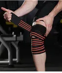 Heavy Duty Knee Wraps 78 inch, 1 Pair - Available at AfnoBazar Nepal