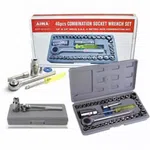 40 Piece Combination Socket Wrench Set - Available at AfnoBazar Nepal