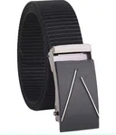 Steel Buckle Autolock Nylon Belt - Available at AfnoBazar Nepal