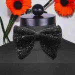 Oversized Black Bow Tie - Available at AfnoBazar Nepal