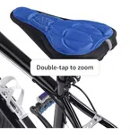 Ultralight 3D Bike Saddle Cover, Blue - Available at AfnoBazar Nepal