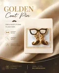 Vintage Glasses Shape Brooch - Available at AfnoBazar Nepal