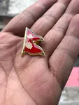 Nepal Flag Coat Pin Badge - Available at AfnoBazar Nepal