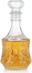 Lead-Free Glass Liquor Decanter, 800ml - Available at AfnoBazar Nepal