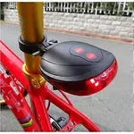 Bicycle Laser Tail Light with 5 LEDs - Available at AfnoBazar Nepal