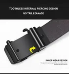 Autolock PU Leather Belt with Steel Buckle - Available at AfnoBazar Nepal