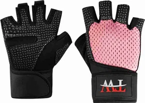 Gym Gloves with Wrist Support Band - Available at AfnoBazar Nepal